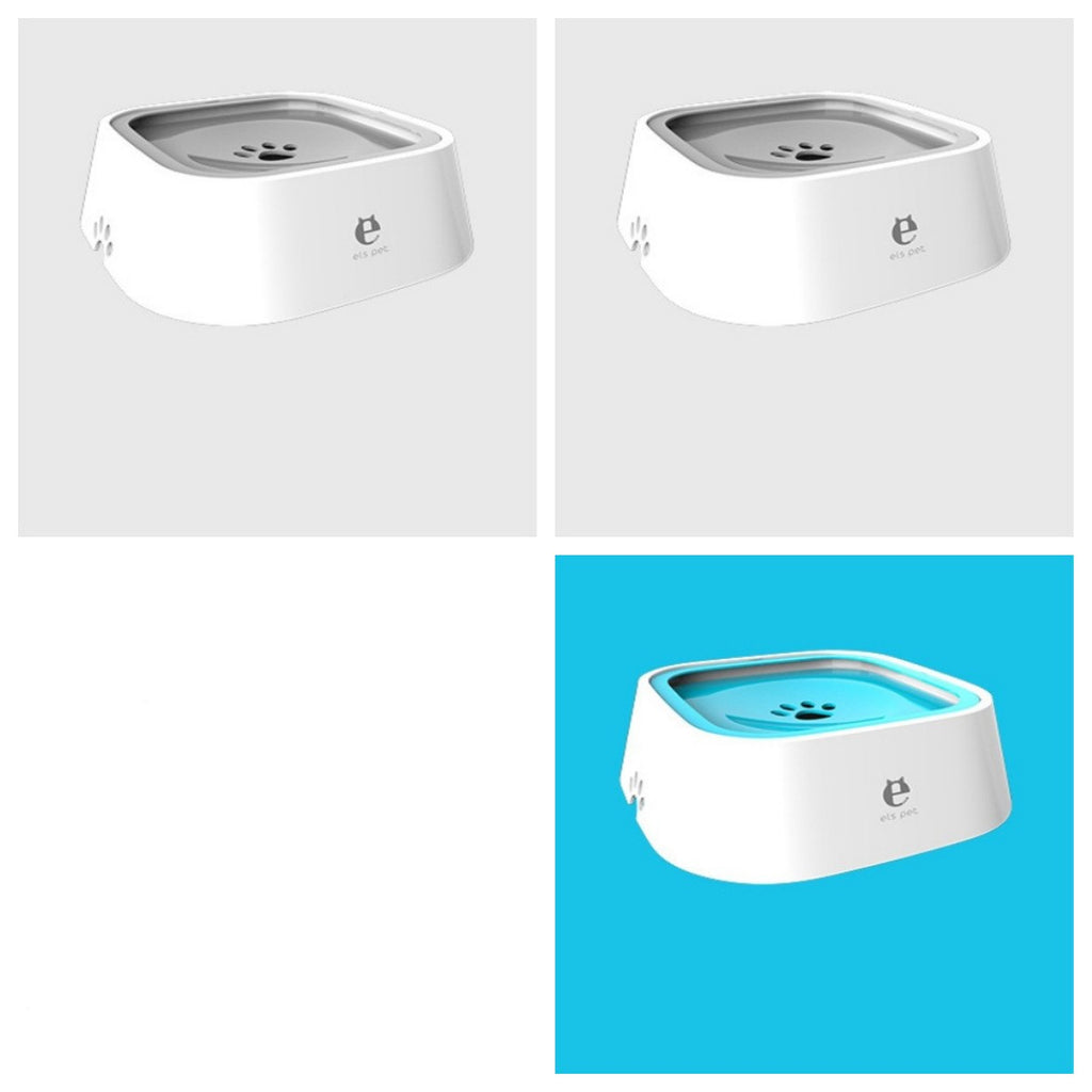 No-Spill Floating Pet Water Bowl — 1.5L Anti-Splash Slow Drinker for Dogs & Cats (Travel-Friendly Fountain Bowl)