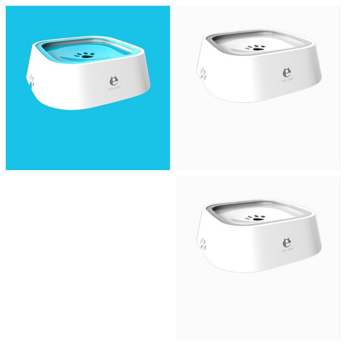 No-Spill Floating Pet Water Bowl — 1.5L Anti-Splash Slow Drinker for Dogs & Cats (Travel-Friendly Fountain Bowl)