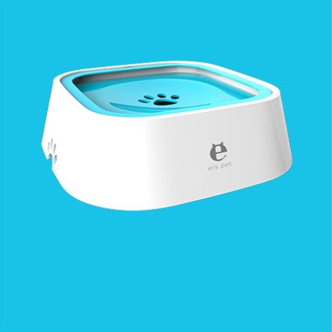 No-Spill Floating Pet Water Bowl — 1.5L Anti-Splash Slow Drinker for Dogs & Cats (Travel-Friendly Fountain Bowl)