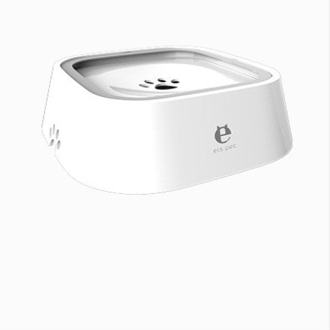 No-Spill Floating Pet Water Bowl — 1.5L Anti-Splash Slow Drinker for Dogs & Cats (Travel-Friendly Fountain Bowl)
