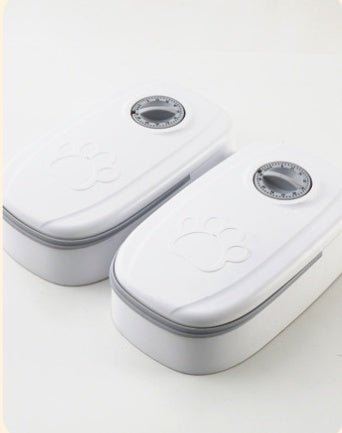Automatic Pet Feeder Smart Food Dispenser For Cats Dogs Timer Stainless Steel Bowl Auto Dog Cat Pet Feeding Pets Supplies FurWell