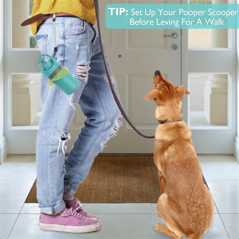 Portable Lightweight Dog Pooper Scooper With Built-in Poop Bag Dispenser Eight-claw Shovel For Pet Toilet Picker Pet Products FurWell