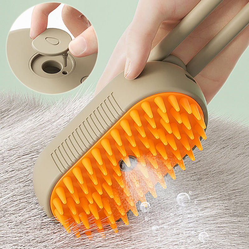 Cat Steam Brush Steamy Dog Brush 3 In 1 Electric Spray Cat Hair Brushes For Massage Pet Grooming Comb Hair Removal Combs Pet Products FurWell