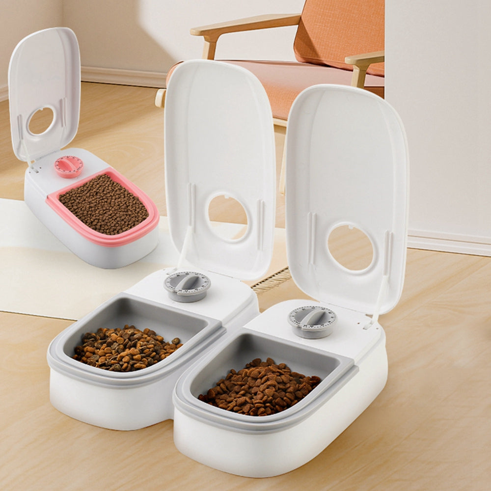 Automatic Pet Feeder Smart Food Dispenser For Cats Dogs Timer Stainless Steel Bowl Auto Dog Cat Pet Feeding Pets Supplies FurWell