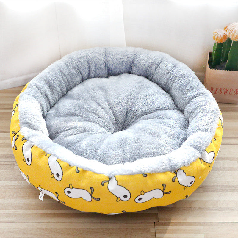 Dog And Cat Litter Padded With Round Cotton FurWell