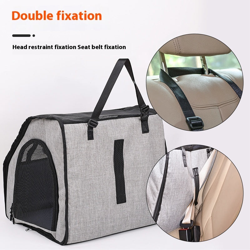 Portable Foldable Car Waterproof And Hard-wearing Pet Cage Waterproof Thickened Dog Mat Car Pet Mat FurWell