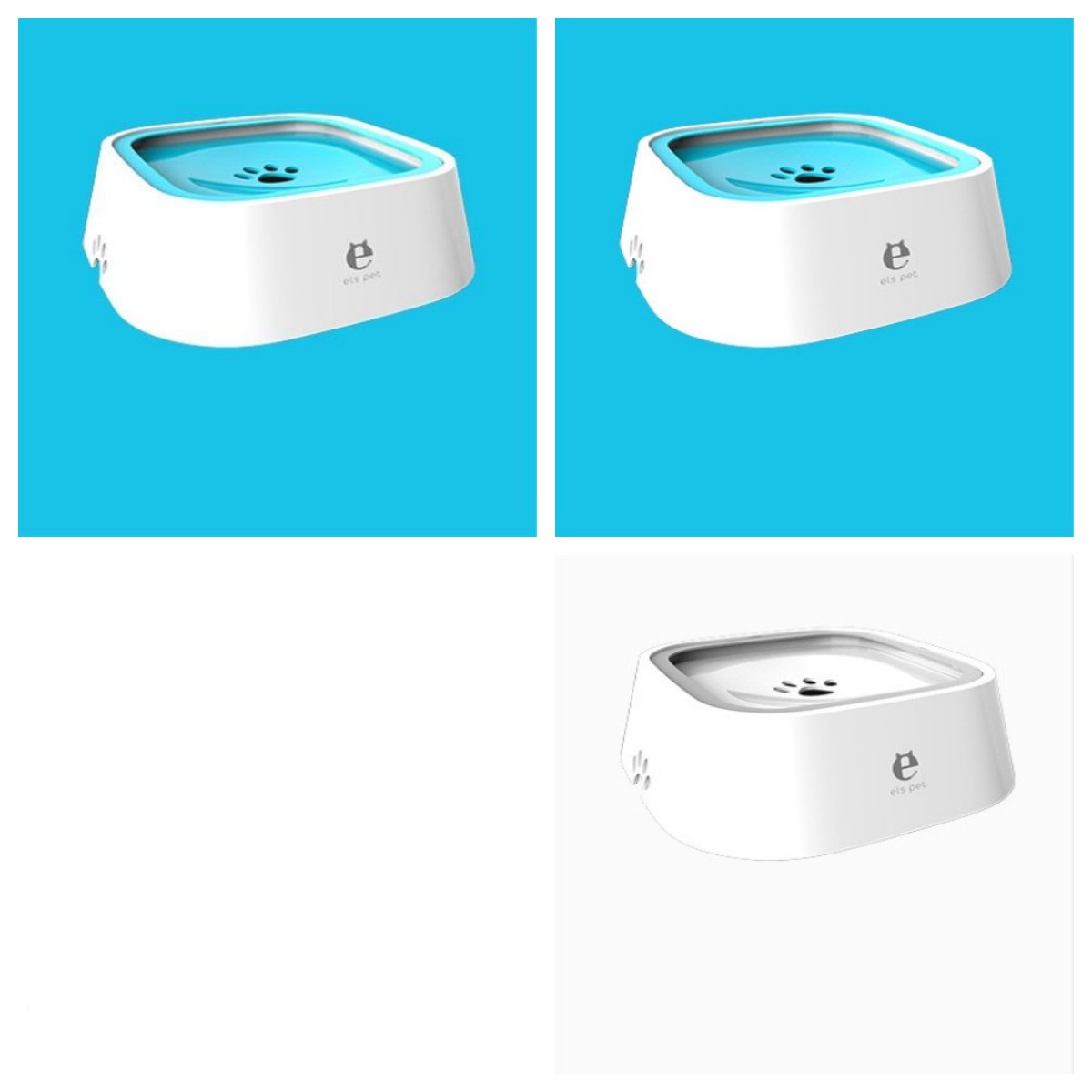 No-Spill Floating Pet Water Bowl — 1.5L Anti-Splash Slow Drinker for Dogs & Cats (Travel-Friendly Fountain Bowl)