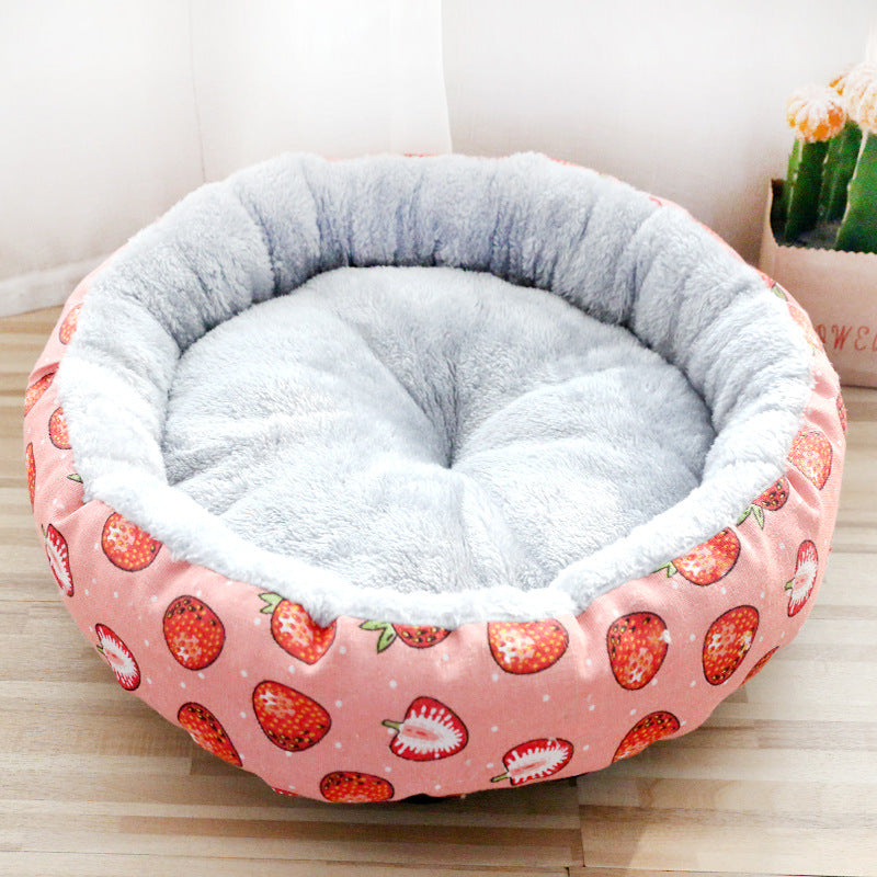 Dog And Cat Litter Padded With Round Cotton FurWell