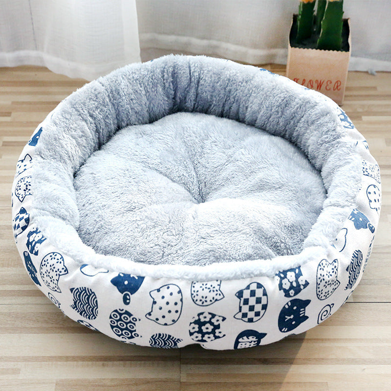 Dog And Cat Litter Padded With Round Cotton FurWell