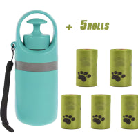 Portable Lightweight Dog Pooper Scooper With Built-in Poop Bag Dispenser Eight-claw Shovel For Pet Toilet Picker Pet Products FurWell