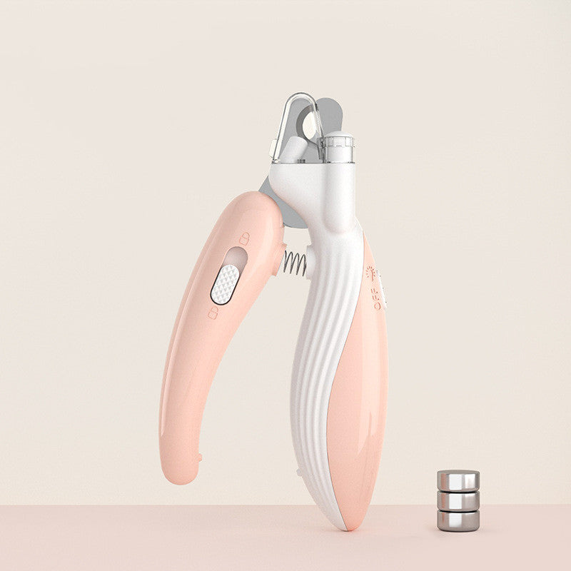Pet Nail Clippers Dog Nail Clippers Cat Nail Clippers LED Electric Nail Grinder Pet Supplies LED Light Pet Nail Clippers FurWell