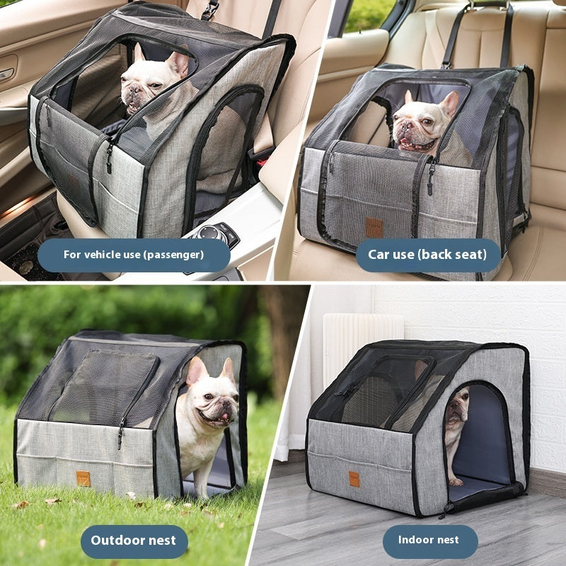 Portable Foldable Car Waterproof And Hard-wearing Pet Cage Waterproof Thickened Dog Mat Car Pet Mat FurWell