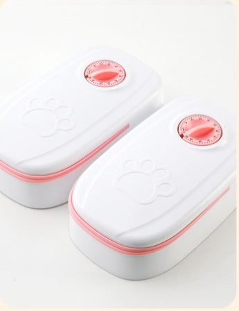 Automatic Pet Feeder Smart Food Dispenser For Cats Dogs Timer Stainless Steel Bowl Auto Dog Cat Pet Feeding Pets Supplies FurWell