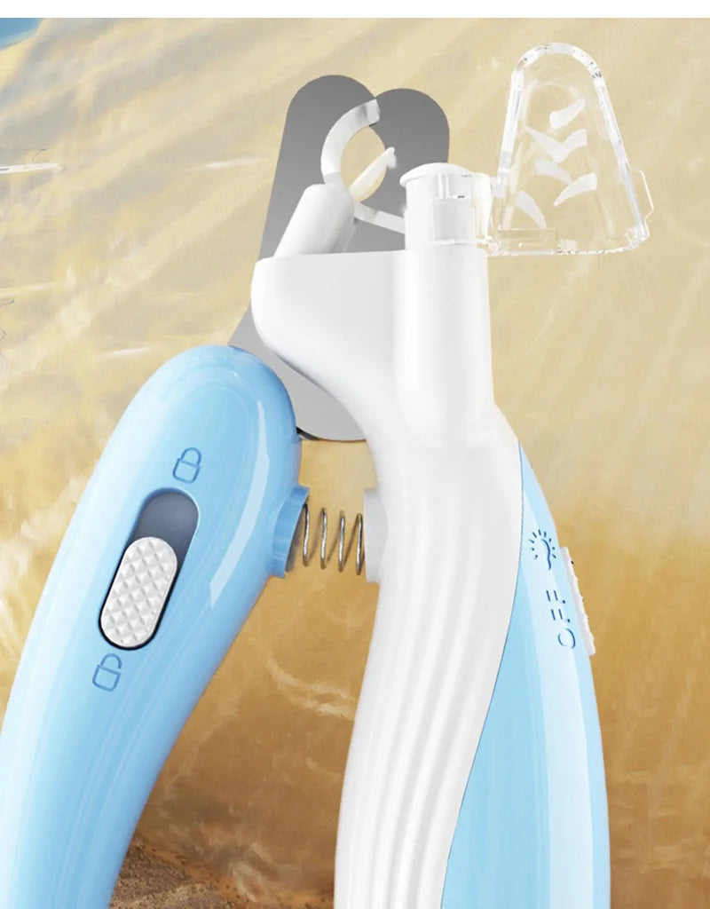 Pet Nail Clippers Dog Nail Clippers Cat Nail Clippers LED Electric Nail Grinder Pet Supplies LED Light Pet Nail Clippers FurWell