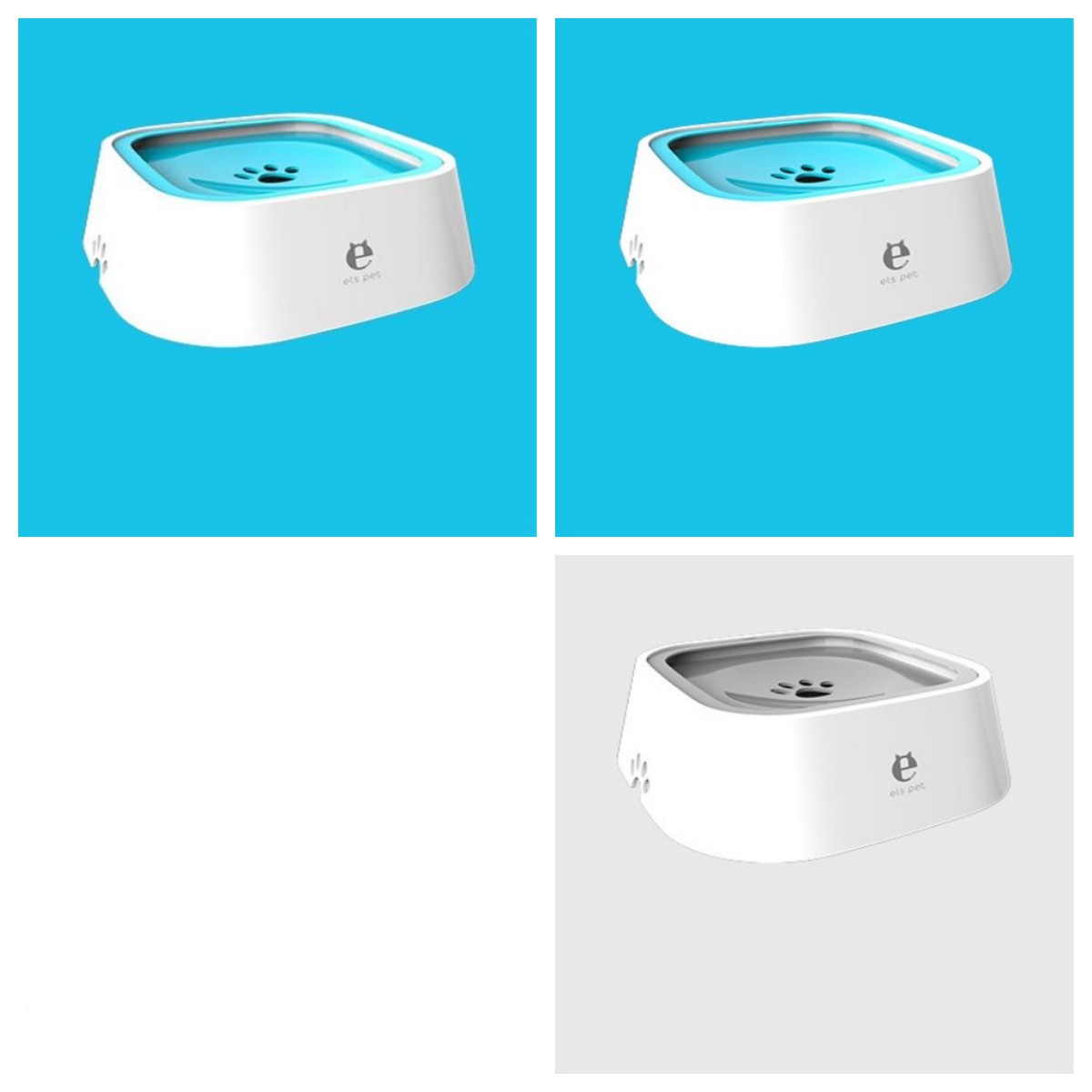 No-Spill Floating Pet Water Bowl — 1.5L Anti-Splash Slow Drinker for Dogs & Cats (Travel-Friendly Fountain Bowl)