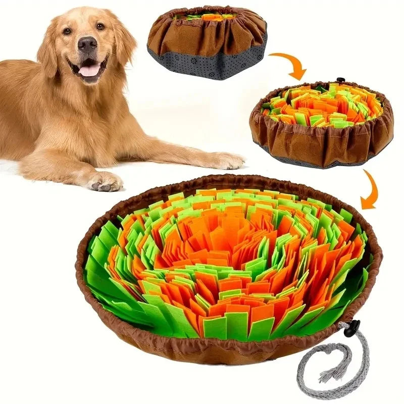 Foldable Felt Snuffle Mat — included in the Calm & Happy Kit