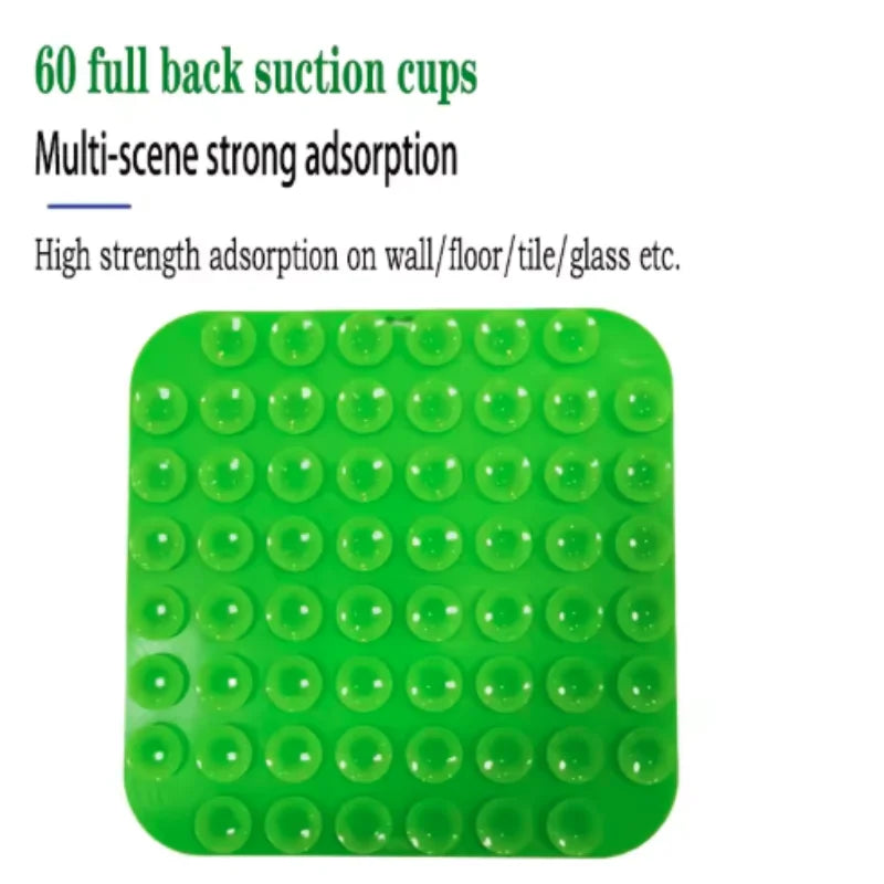 Silicone Lick Mat for Dogs — Suction-Cup Slow Feeder & Bath Distraction Pad (Set of 2)