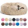 Round Donut Cuddler calming bed for anxious pets — included in the Calm & Happy Kit