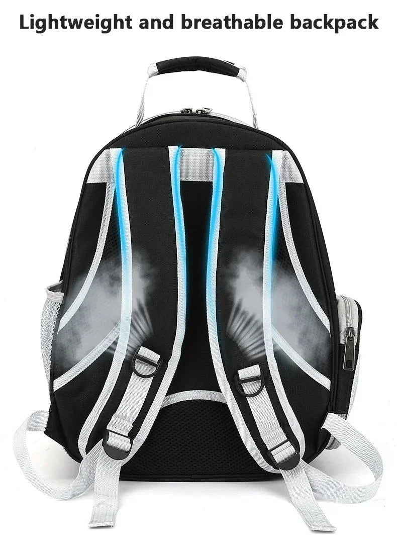 Bubble-Window Pet Backpack — Ventilated Travel Carrier for Cats & Small Dogs