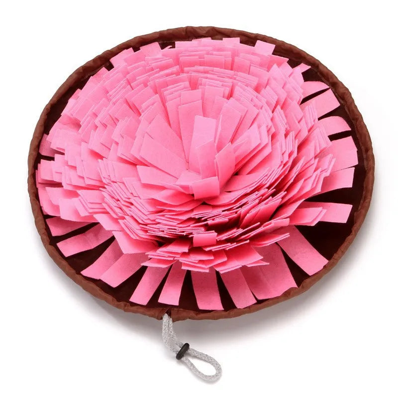 Foldable Felt Snuffle Mat — Slow-Feeder & Nose-Work Enrichment for Dogs