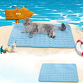 Pressure-Activated Pet Cooling Mat — No-Freeze Gel Pad for Summer Heat Relief