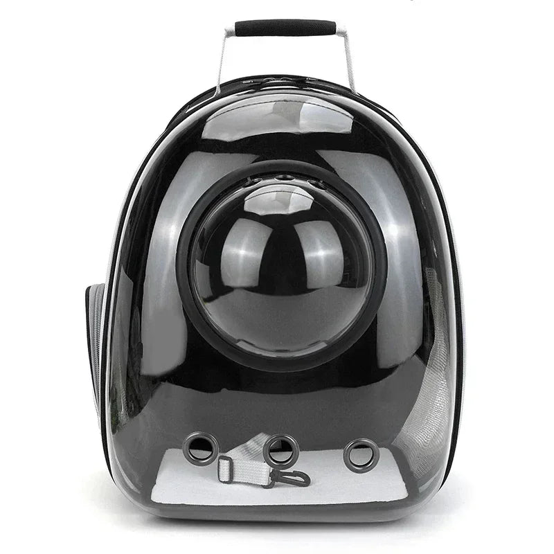 Bubble-Window Pet Backpack — Ventilated Travel Carrier for Cats & Small Dogs