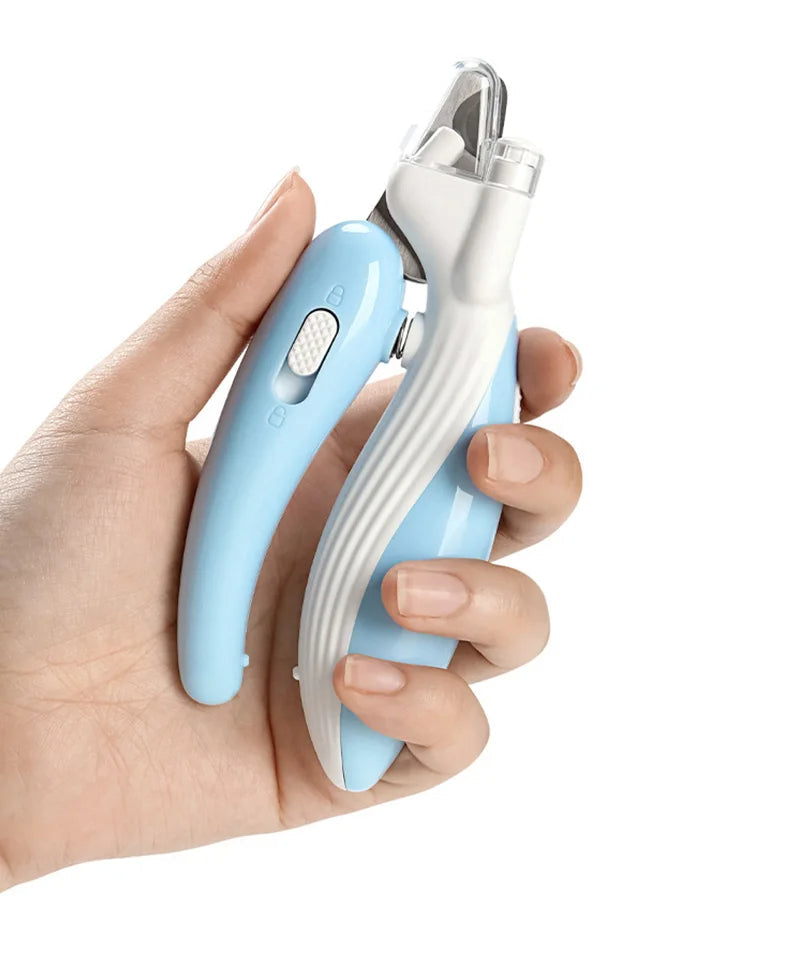 Pet Nail Clippers Dog Nail Clippers Cat Nail Clippers LED Electric Nail Grinder Pet Supplies LED Light Pet Nail Clippers FurWell