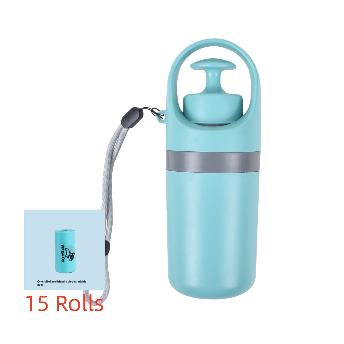 Portable Lightweight Dog Pooper Scooper With Built-in Poop Bag Dispenser Eight-claw Shovel For Pet Toilet Picker Pet Products FurWell