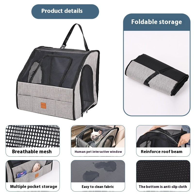 Portable Foldable Car Waterproof And Hard-wearing Pet Cage Waterproof Thickened Dog Mat Car Pet Mat FurWell