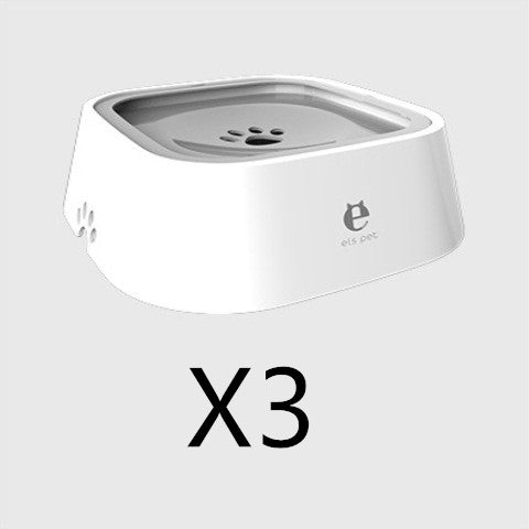 No-Spill Floating Pet Water Bowl — 1.5L Anti-Splash Slow Drinker for Dogs & Cats (Travel-Friendly Fountain Bowl)