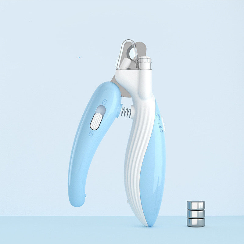 Pet Nail Clippers Dog Nail Clippers Cat Nail Clippers LED Electric Nail Grinder Pet Supplies LED Light Pet Nail Clippers FurWell