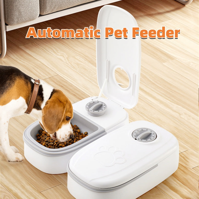 Automatic Pet Feeder Smart Food Dispenser For Cats Dogs Timer Stainless Steel Bowl Auto Dog Cat Pet Feeding Pets Supplies FurWell