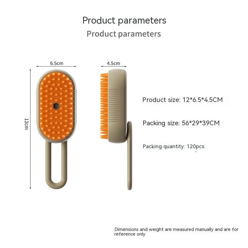 Cat Steam Brush Steamy Dog Brush 3 In 1 Electric Spray Cat Hair Brushes For Massage Pet Grooming Comb Hair Removal Combs Pet Products FurWell