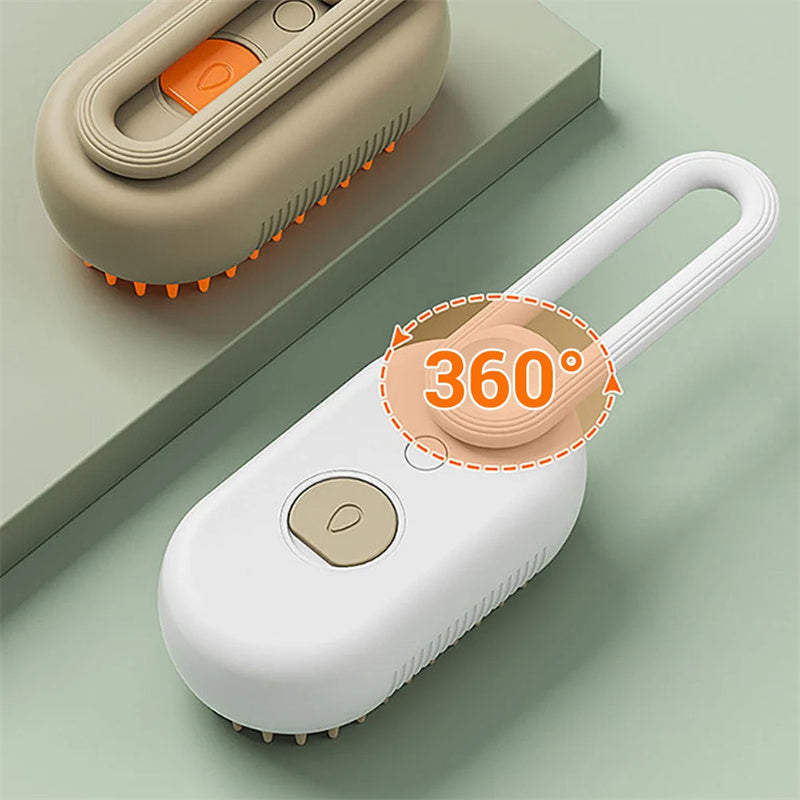 Cat Steam Brush Steamy Dog Brush 3 In 1 Electric Spray Cat Hair Brushes For Massage Pet Grooming Comb Hair Removal Combs Pet Products FurWell