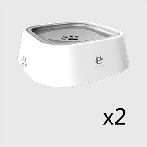 No-Spill Floating Pet Water Bowl — 1.5L Anti-Splash Slow Drinker for Dogs & Cats (Travel-Friendly Fountain Bowl)