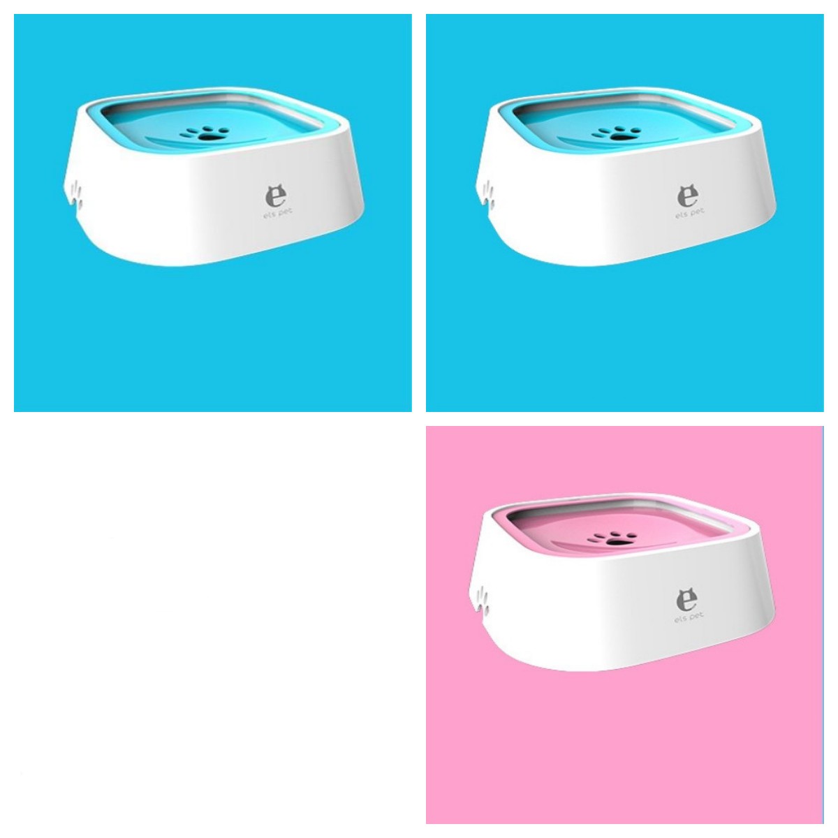 No-Spill Floating Pet Water Bowl — 1.5L Anti-Splash Slow Drinker for Dogs & Cats (Travel-Friendly Fountain Bowl)