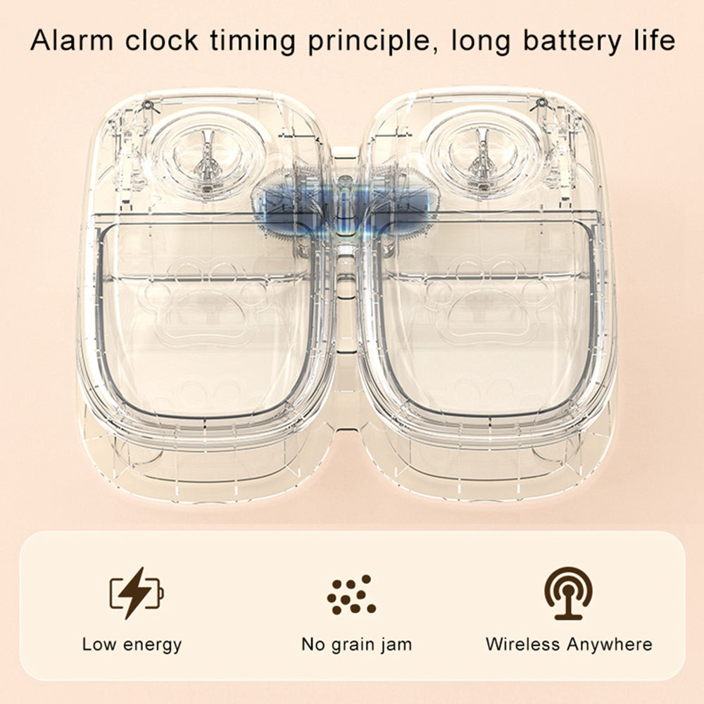 Automatic Pet Feeder Smart Food Dispenser For Cats Dogs Timer Stainless Steel Bowl Auto Dog Cat Pet Feeding Pets Supplies FurWell